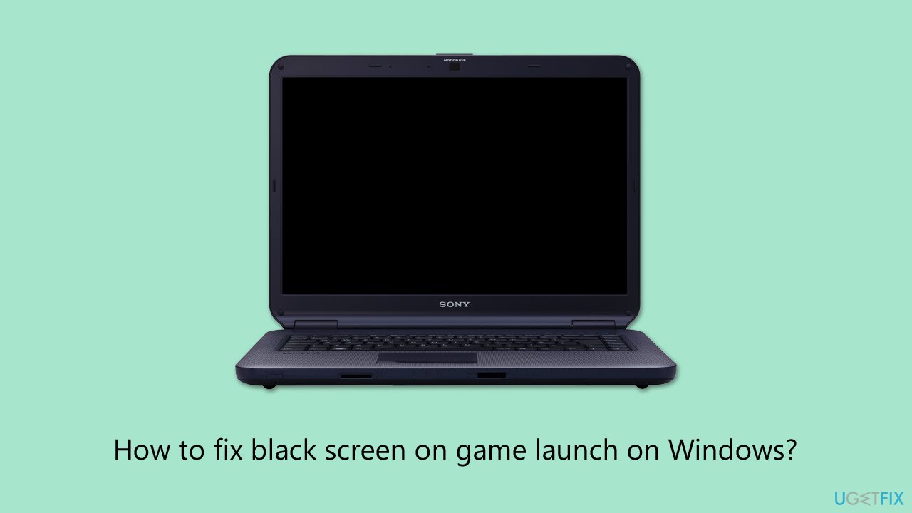Windowsでのゲームの起動で黒い画面を修正する方法は？